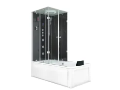 Hot AcquaVapore Whirlpool Dusche Kombination K05-R33-WP Duschtempel 90x180