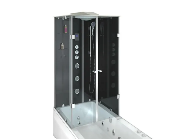 Hot AcquaVapore Whirlpool Dusche Kombination K05-R33-WP Duschtempel 90x180