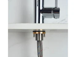 Hot AICA Hochdruck Wasserhahn 43x21x12cm Küche Abnehmbarer Mischbatterie und Drehbarer 360° Spiralfeder Bad Küchenarmatur Einhebelmischer