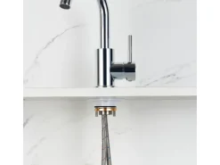 Clearance AICA Wasserhahn Bad Hoch Waschtischarmatur Auslauf Höhe 158mm Waschbecken Armaturen 304 Edelstahl Einhebelmischer Mischbatterie Chrom