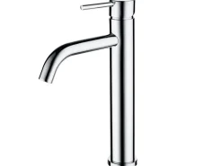 Best AICA Wasserhahn Bad Hoch Waschtischarmatur Auslauf Höhe 195mm Waschbecken Armaturen 304 Edelstahl Einhebelmischer Mischbatterie Chrom