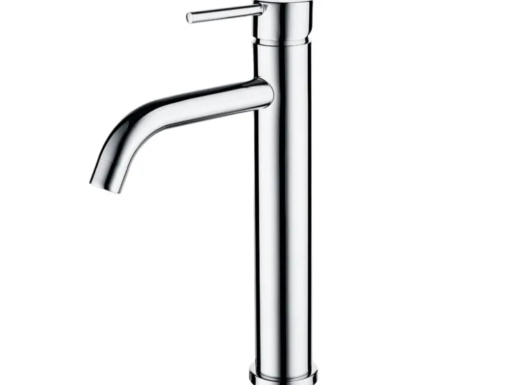 Best AICA Wasserhahn Bad Hoch Waschtischarmatur Auslauf Höhe 195mm Waschbecken Armaturen 304 Edelstahl Einhebelmischer Mischbatterie Chrom