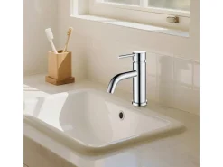 New AICA Wasserhahn Bad Niedriger Waschtischarmatur Waschbecken Armaturen 304 Edelstahl Einhebelmischer Mischbatterie Einhebelmischer