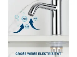 New AICA Wasserhahn Bad Niedriger Waschtischarmatur Waschbecken Armaturen 304 Edelstahl Einhebelmischer Mischbatterie Einhebelmischer