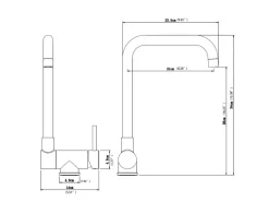 Clearance AICA Wasserhahn Doppelfunktion 360° Drehbare Kippbare Silber Küchenarmatur mit 304 Edelstahl und Keramikventil Mischbatterie Einhebelmischer