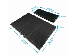Outlet AIR2GO Aktivkohlefilter für Siemens 11018700 und LZ10AKA00 2 Stück