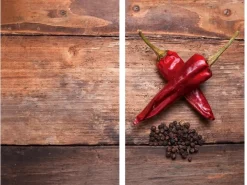Allstar Herdabdeckungen|Kochfelder<Glasabdeckplatten Pepper für Glaskeramik-Kochfelder  2er-Set