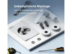 AM.PM Einhebel-Duscharmatur Gem Brausearmatur aus Messing, Brausebatterie Wasserhahn Bad FTA20033 Einhebelmischer