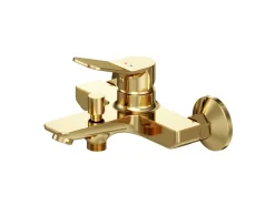 Best AM.PM Einhebel-Wannenarmatur / Brausearmatur X-Joy Aufputz Gold