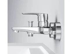 Hot AM.PM Einhebel-Wannenarmatur / Brausearmatur,  Wasserhahn Bad, Wannenbatterie FGA10000 Gem Aufputz Chrom