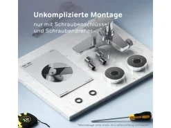 Hot AM.PM Einhebel-Wannenarmatur / Brausearmatur,  Wasserhahn Bad, Wannenbatterie FGA10000 Gem Aufputz Chrom