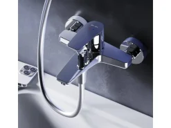 Hot AM.PM Einhebel-Wannenarmatur / Brausearmatur,  Wasserhahn Bad, Wannenbatterie FGA10000 Gem Aufputz Chrom