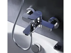 Outlet AM.PM Einhebel-Wannenarmatur / Brausearmatur,  Wasserhahn Bad, Wannenbatterie FXA10000 X-Joy Aufputz Einhebelmischer