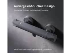 Best AM.PM Thermostat Duscharmatur Hit Brausearmatur aus Messing, Mischbatterie, Duschthermostat FTA40022 Einhebelmischer
