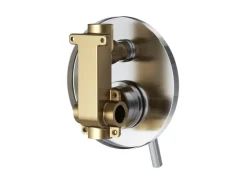 Einhebelmischer<AM.PM Wannen Einhand-Mischbatterie Unterputz Wandthermostat, Thermostat Mischbatterie Dusche X-Joy S FXB45000 Chrom