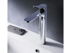 New AM.PM Waschtischarmatur mit hohem Auslauf, Waschbecken Armatur, Mischbatterie FXA92000 X-Joy Wasserhahn Bad Einhebelmischer