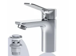 Online AM.PM Waschtischarmatur mit Klick-Ablauf, Waschbecken Armatur, Mischbatterie FXA82100 X-Joy Wasserhahn Bad Einhebelmischer