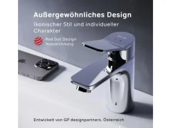 Online AM.PM Waschtischarmatur mit Klick-Ablauf, Waschbecken Armatur, Mischbatterie FXA82100 X-Joy Wasserhahn Bad Einhebelmischer