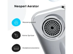 Online AM.PM Waschtischarmatur mit Klick-Ablauf, Waschbecken Armatur, Mischbatterie FXA82100 X-Joy Wasserhahn Bad Einhebelmischer