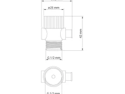 Online Wasserstopp Somari für Armaturen 1/2 Zoll Chrom Zubehör Für Küchenarmatur|Ersatzteile Küchenarmatur