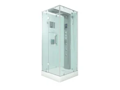 AcquaVapore Einhebelmischer<AquaVapore Dampfdusche Duschtempel Sauna Dusche Duschkabine D38-10L3-EC 90x90 cm