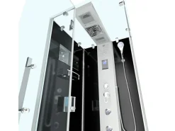 AcquaVapore Einhebelmischer<AquaVapore Dampfdusche Duschtempel Sauna Dusche Duschkabine D38-13L2-EC 90x90 cm