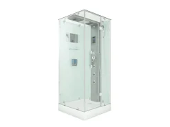 AcquaVapore Einhebelmischer<AquaVapore Dampfdusche Duschtempel Sauna Dusche Duschkabine D38-20R2 100x100 cm