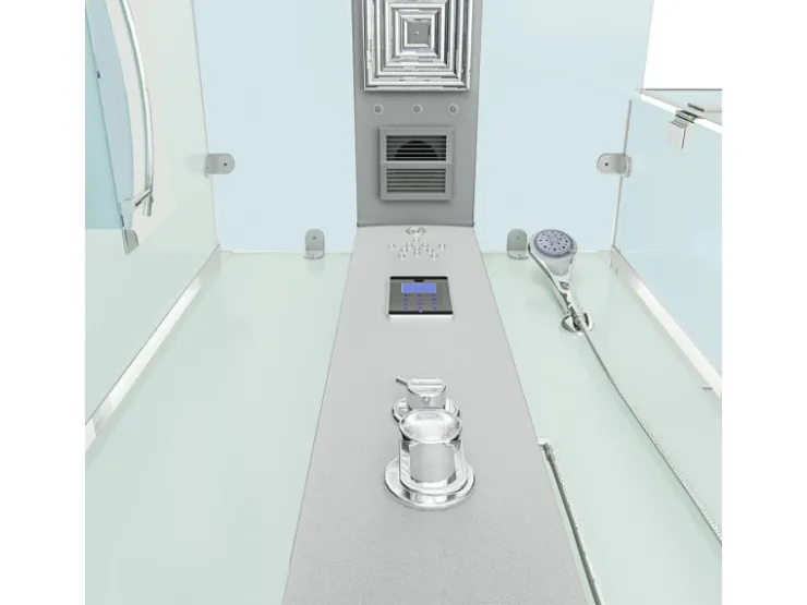 AcquaVapore Einhebelmischer<AquaVapore Dampfdusche Duschtempel Sauna Dusche Duschkabine D38-20R2 100x100 cm