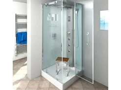 AcquaVapore Einhebelmischer<AquaVapore Dampfdusche Duschtempel Sauna Dusche Duschkabine D38-20R2 100x100 cm