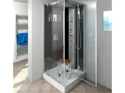 Best AcquaVapore AquaVapore Dampfdusche Duschtempel Sauna Dusche Duschkabine D38-23R2-EC 100x100