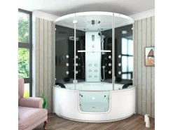 Outlet AquaVapore Dampfdusche Whirlpool Dusche Duschkabine K60-SW-EH 140x140cm Einhebelmischer