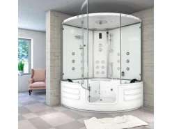 Sale AcquaVapore AquaVapore Dampfdusche Whirlpool Dusche Duschkabine K70-WS-EH-EC 150x150cm