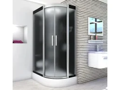 Outlet AcquaVapore AquaVapore Dusche Duschkabine D60-73M2R Duschtempel Sauna 80x120 cm