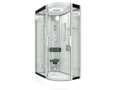 AquaVapore Dusche Duschkabine D60-70T2R Duschtempel Sauna 80x120 cm Einhebelmischer