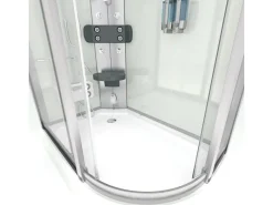 Sale AquaVapore Duschkabine Komplettdusche Fertigdusche Dusche D60-70T0R 80x120 cm Einhebelmischer