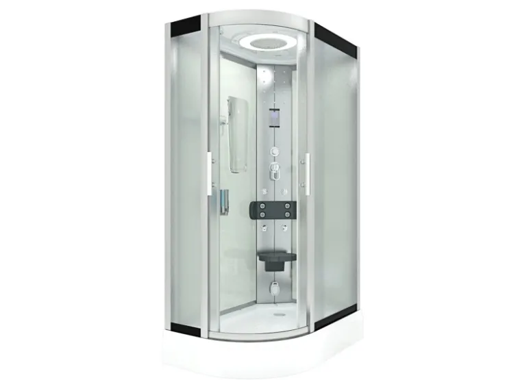 AcquaVapore Einhebelmischer<AquaVapore Duschkabine Komplettdusche Fertigdusche Dusche D60-70M0L-EC 120x80 cm