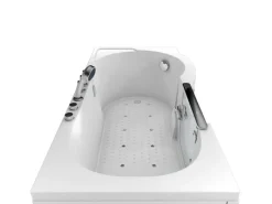 Outlet AquaVapore Seniorenwanne mit Tür Whirlpool S12-TH-AIR-L Badewanne 170x85cm Einhebelmischer