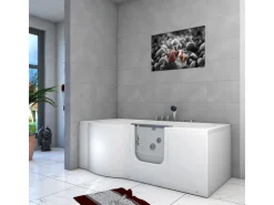 Online AcquaVapore AquaVapore Seniorenwanne mit Tür Whirlpool S12-TH-WP-R Badewanne 85x170cm