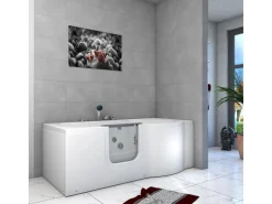 Online AcquaVapore AquaVapore Seniorenwanne mit Tür Whirlpool S12-EH-WP-L Badewanne 170x85cm