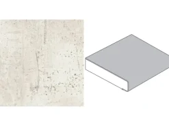 Hot Arbeitsplatte 90 cm x 3,9 cm Meterware Beton Weiß