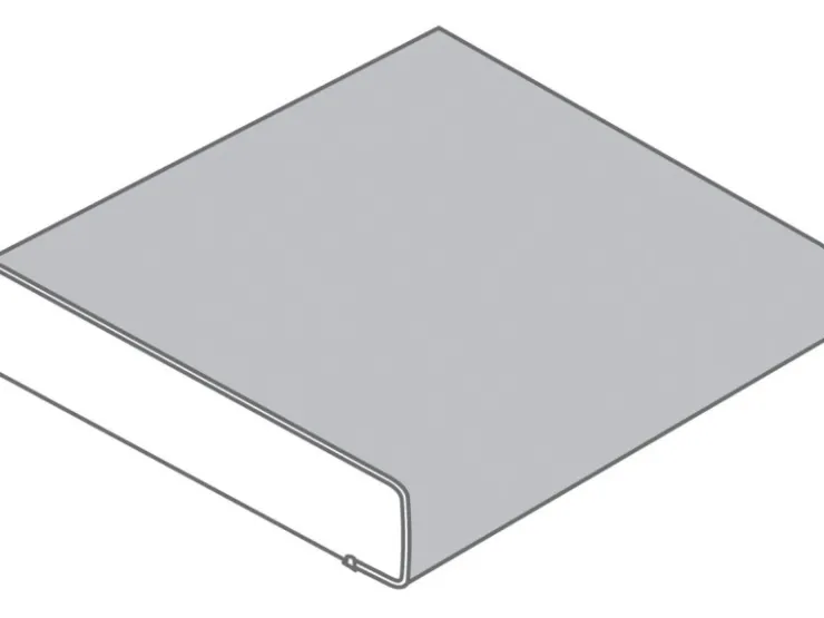 Clearance Arbeitsplatte Bronzit Braun 60 cm x 2,9 cm Meterware