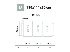 New AR Shelving Lebensmittelregal Gastronorm M 180 cm x 110 x 50 cm