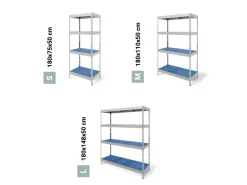 New AR Shelving Lebensmittelregal Gastronorm M 180 cm x 110 x 50 cm
