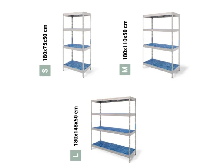 New AR Shelving Lebensmittelregal Gastronorm M 180 cm x 110 x 50 cm