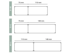 New AR Shelving Lebensmittelregal Gastronorm M 180 cm x 110 x 50 cm