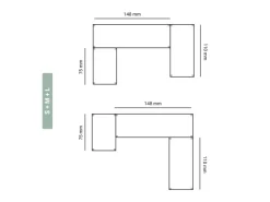 New AR Shelving Lebensmittelregal Gastronorm M 180 cm x 110 x 50 cm