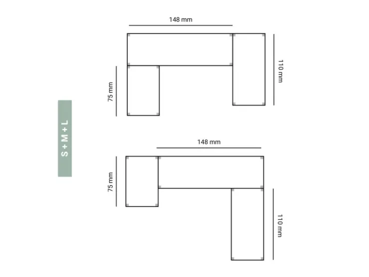 New AR Shelving Lebensmittelregal Gastronorm M 180 cm x 110 x 50 cm