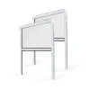 Best Avosdim 2 Jalousien PVC-Moskitonetz 80cm x 130cm Verstellbar