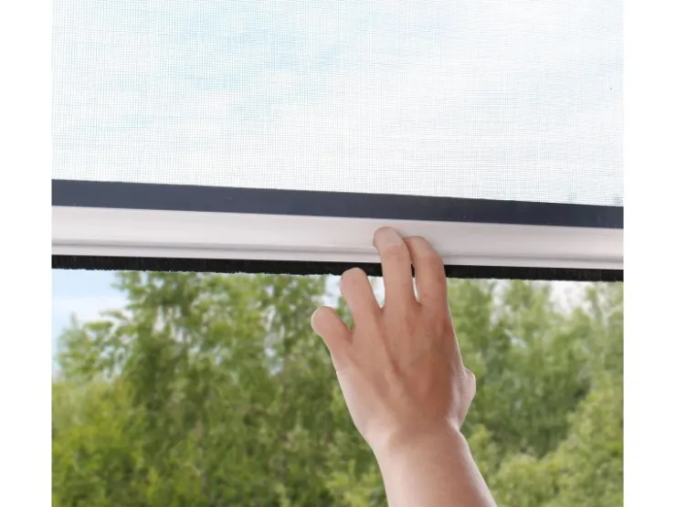 Best Avosdim 2 Jalousien PVC-Moskitonetz 80cm x 130cm Verstellbar