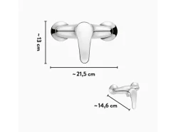baliv Einhebelmischer<Duscharmatur DU-5090 Chrom